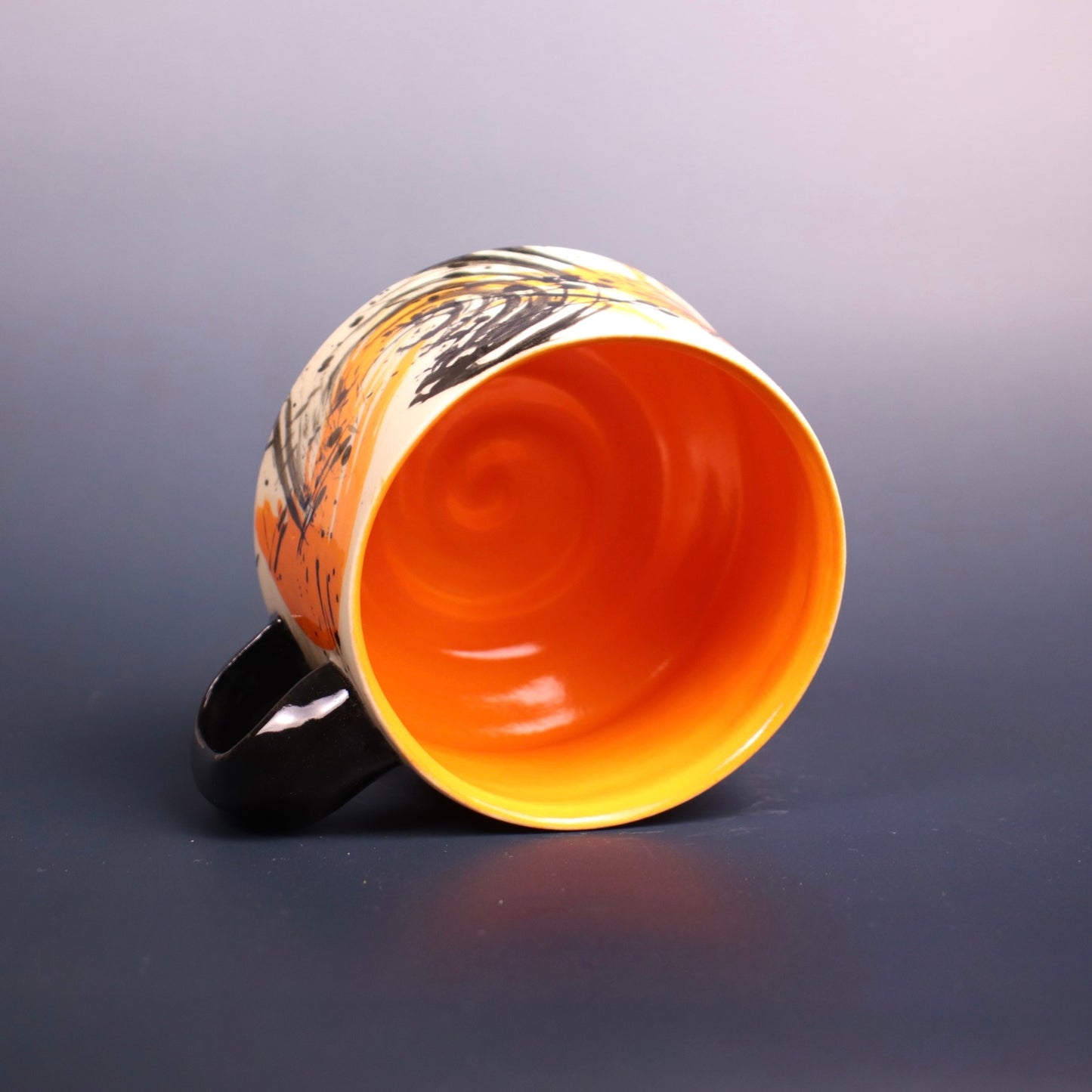 Orange Abstract Mug