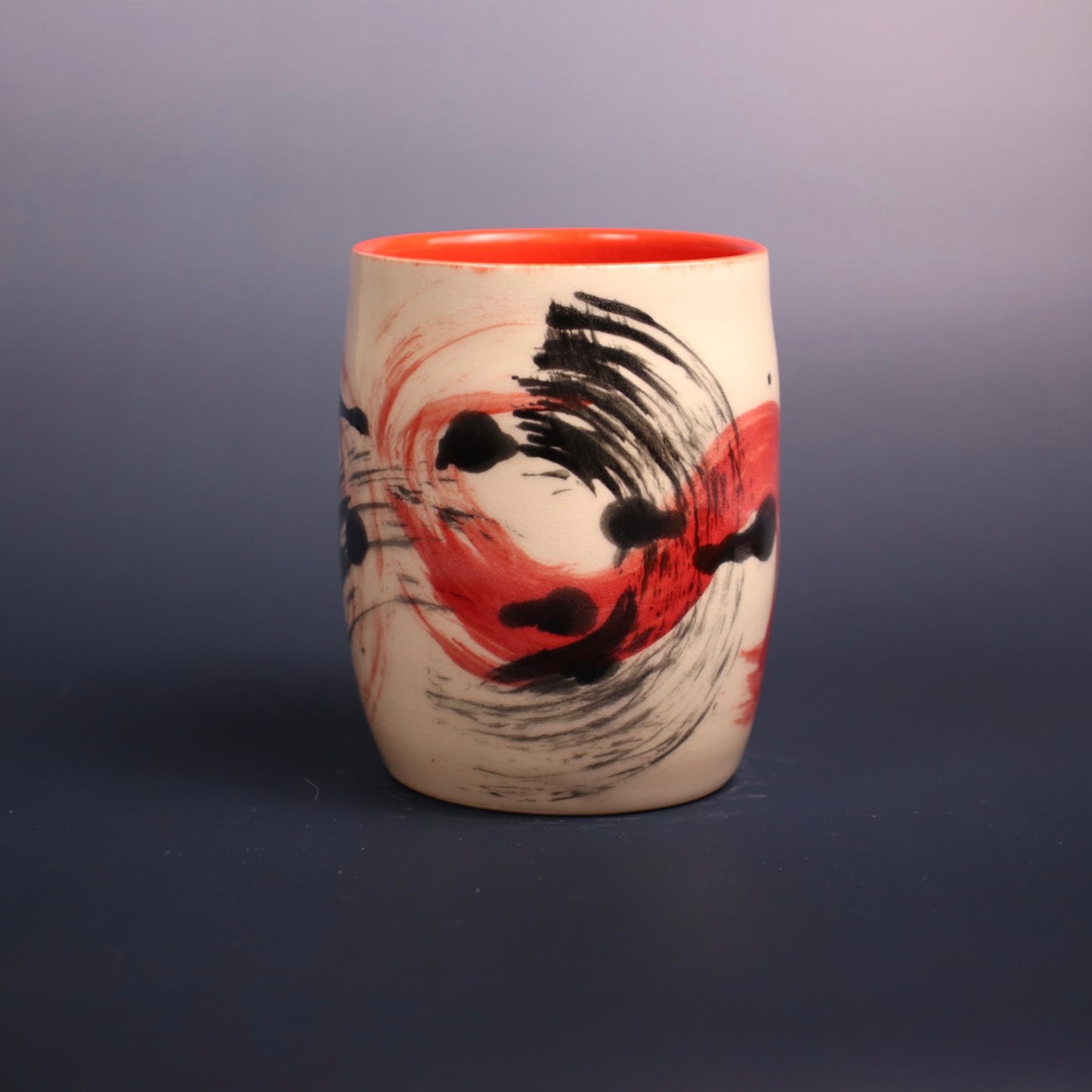 Red Abstract Cup 1