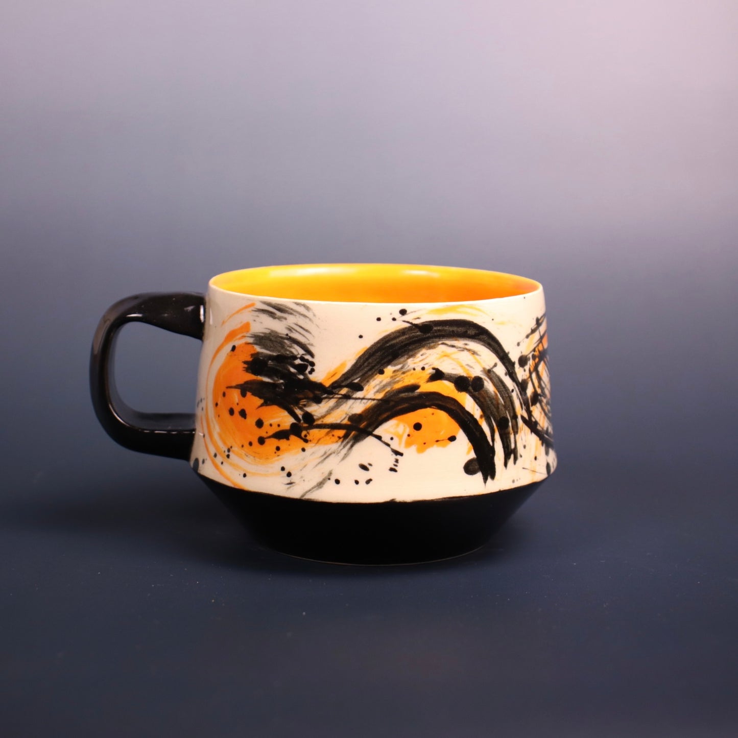 Orange Abstract Mug