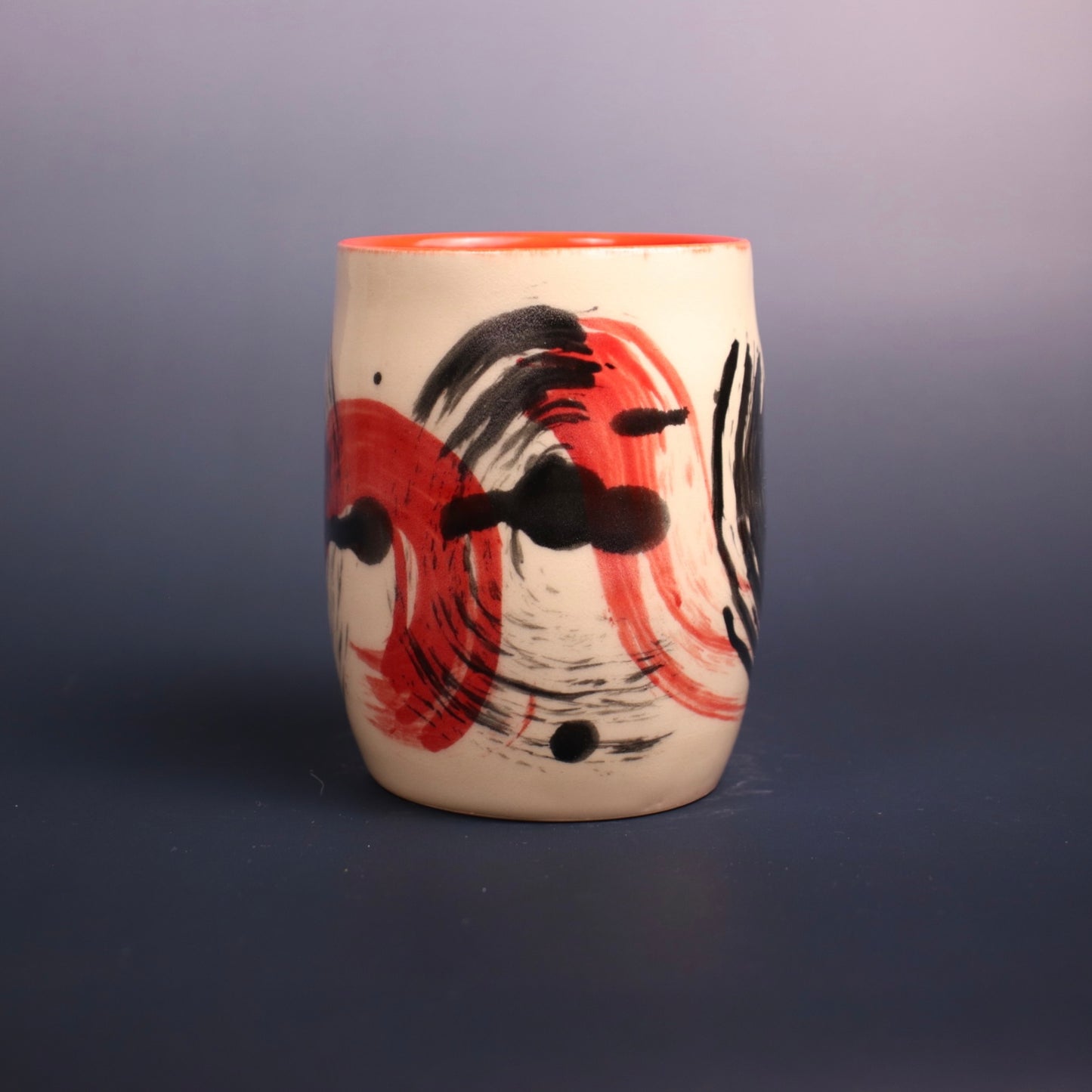 Red Abstract Cup 1