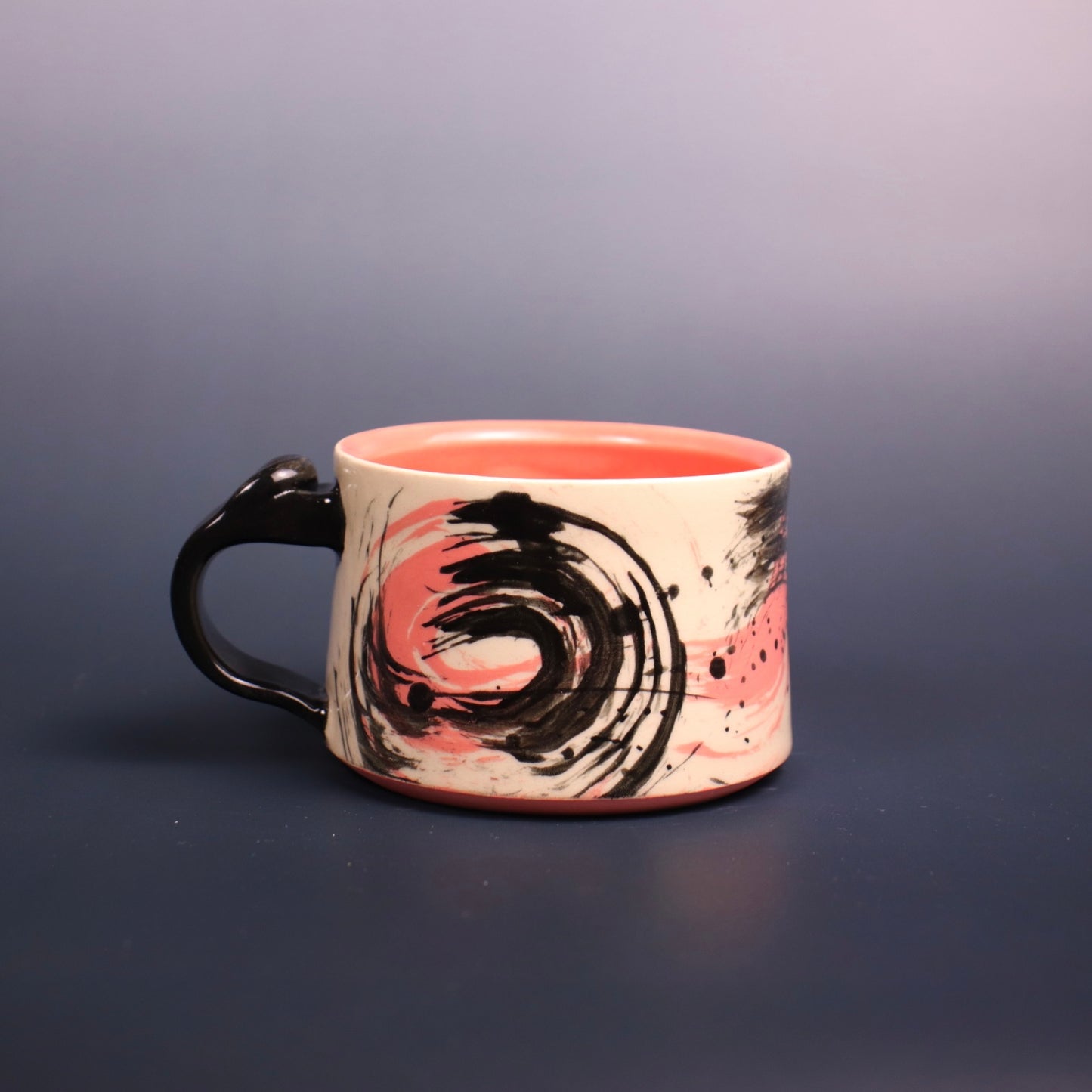 Small Pink Abstract Mug