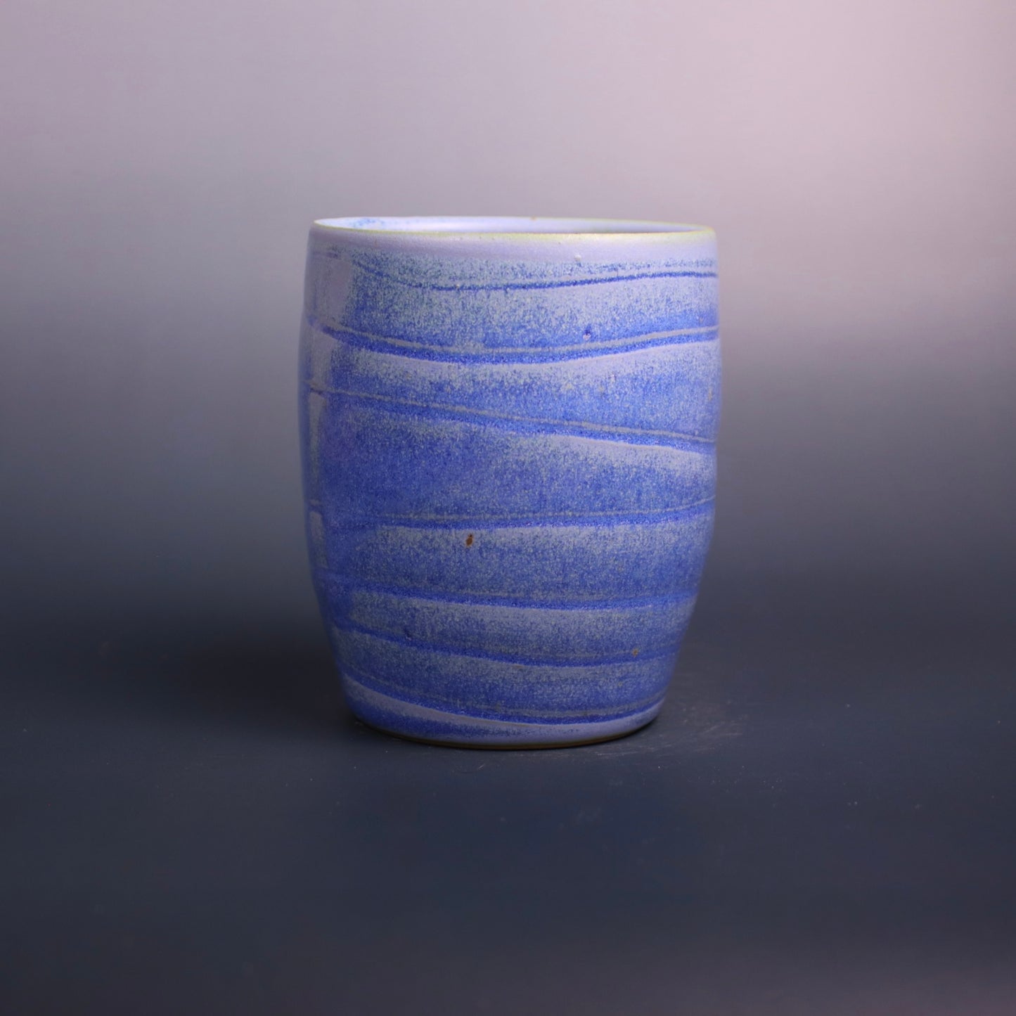 Blue Textured Cup