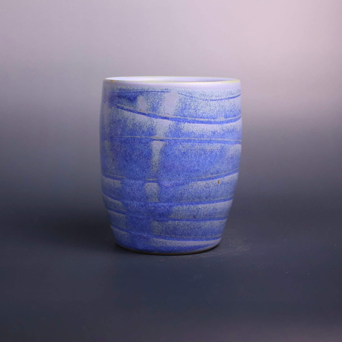 Blue Textured Cup