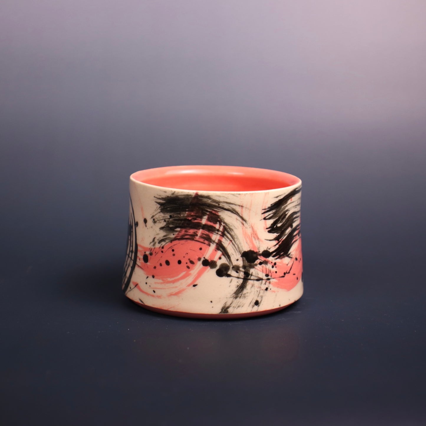 Small Pink Abstract Mug