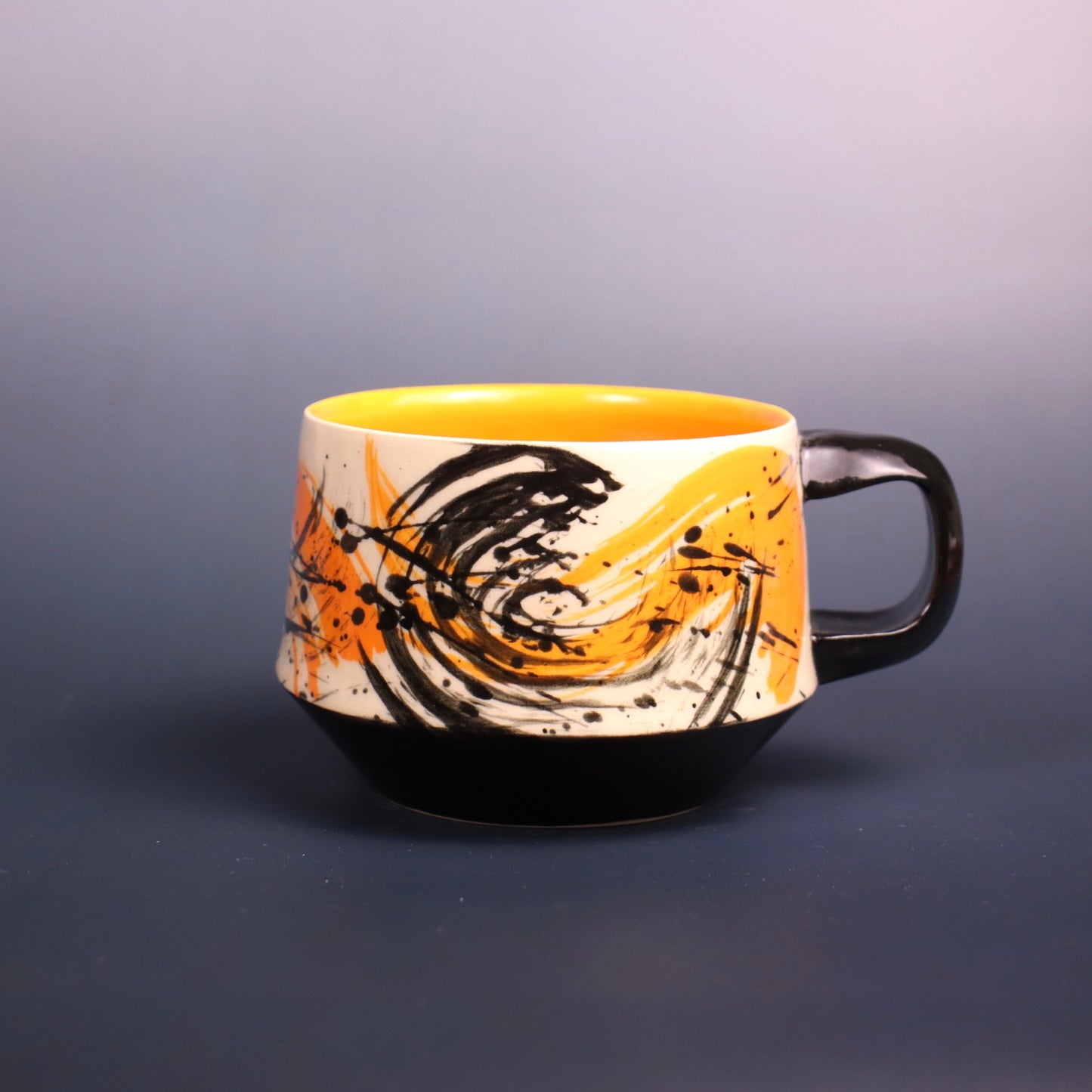 Orange Abstract Mug