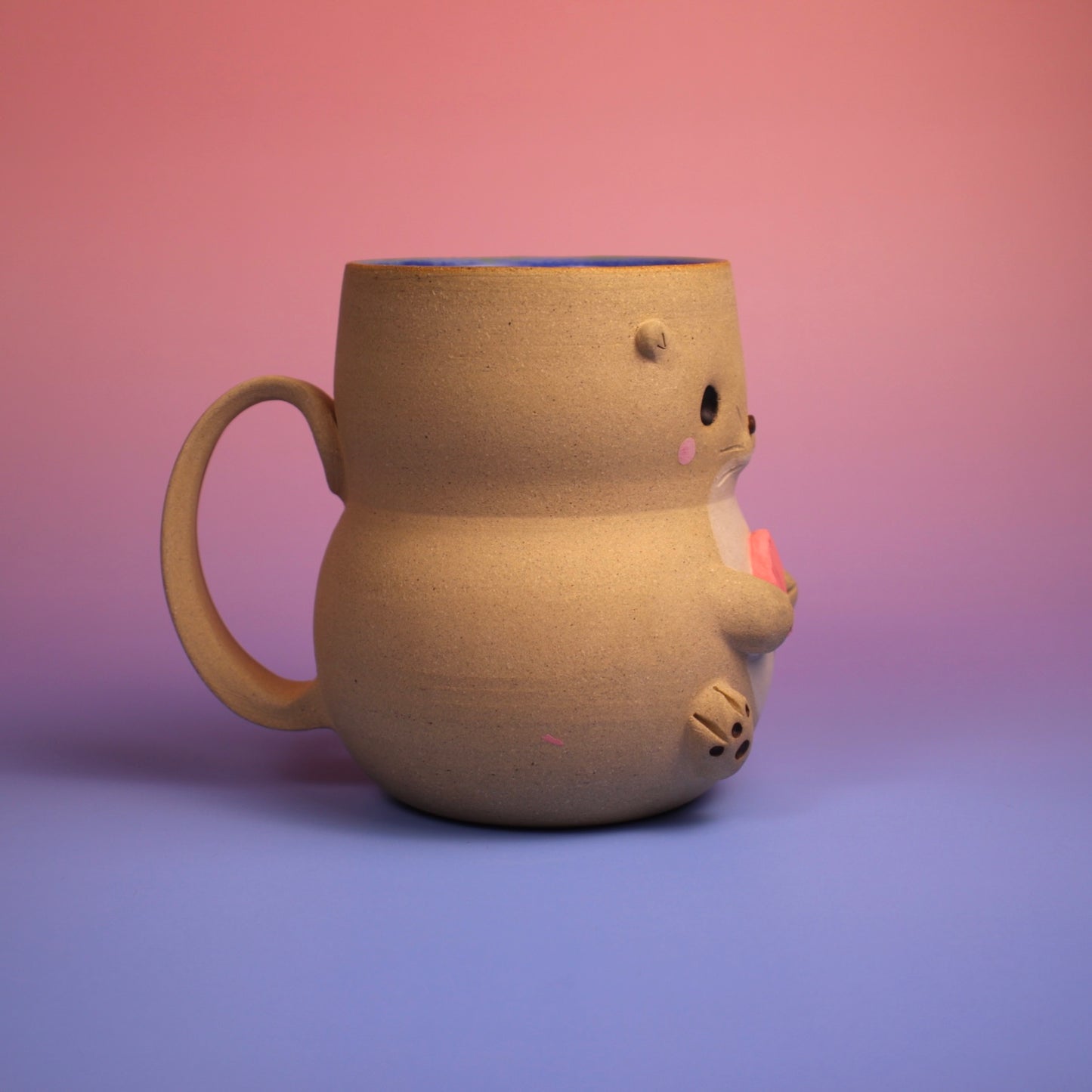 Otter Mug - Coral Shell